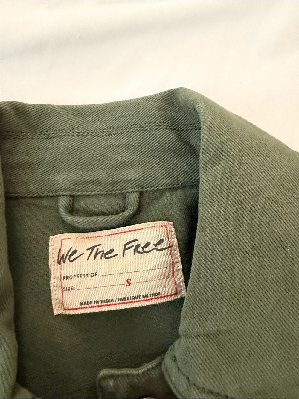 We The Free Olive Green Utility Jacket - Picture 2 of 2